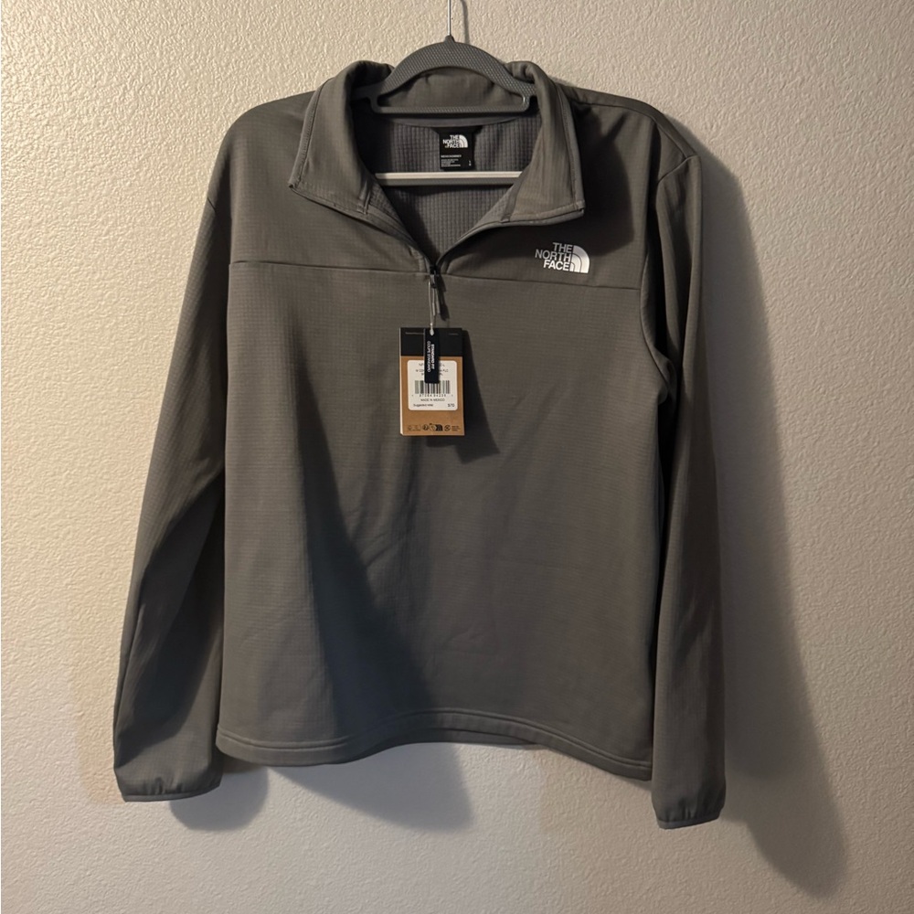 The North Face Gray Quarter-Zip Pullover